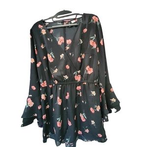H&M Floral Romper US Sz 12